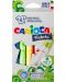Комплект текстилни маркери Carioca Cromatex - 6 цвята - 1t