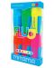 Комплект мини текстмаркери Mitama - Fluo, 6 цвята - 1t