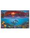 Комплект за рисуване с акрилни бои Royal - Живот в океана, 39 х 30 cm - 1t