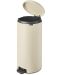 Кош за отпадъци с педал Brabantia - NewIcon, 30 L, бежов - 5t