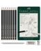 Комплект графитни моливи Faber-Castell Pitt - Matt, 11 части - 2t