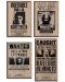 Комплект магнити Cine Replicas Movies: Harry Potter - Wanted Posters - 1t