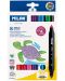 Комплект двувърхи флумастери Milan - Maxi Bicolour, 16 цвята - 1t