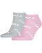 Комплект чорапи Puma - BWT Sneaker, 2 чифта, размер 35-38, сиви/розови - 1t