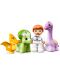 Конструктор LEGO Duplo Jurassic Park - Детска стая за динозаври (10938) - 4t