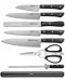 Комплект от 5 ножа Samura - Harakiri, черна дръжка - 2t