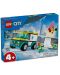 Конструктор LEGO City - Линейка за спешна помощ и сноубордист (60403) - 1t