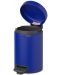 Кош за отпадъци Brabantia - NewIcon, 3 l, Mineral Powerful Blue - 6t
