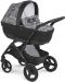 Комбинирана бебешка количка 3 в 1 Cam - Dinamico Smart,  913, черно-бяла - 1t