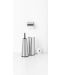 Комплект от 3 аксесоара за тоалетна Brabantia - ReNew, Matt Steel - 3t
