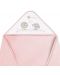 Комплект бебешка хавлия с лигавник Interbaby - Cachirulo Pink, 100 x 100 cm - 2t
