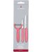 Комплект от 2 ножа и белачка Victorinox - Swiss Classic, Trend Colors, розови - 1t