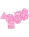 Комплект зарове Dice4Friends Confetti - Creamy Pink, 7 броя - 1t