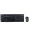 Комплект мишка и клавиатура Logitech - MK295, безжичен, черен - 1t