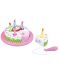 Игрален комплект Lelin - Дървена сметанова торта за рожден ден - 1t