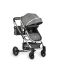 Бебешка комбинирана количка Moni - Gigi, тъмносива - 2t