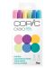 Комплект маркери Too Copic Ciao - Пастелни тонове, 6 цвята - 1t