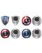 Комплект значки Half Moon Bay Marvel: Avengers - Captain America (Shield) - 2t
