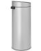 Кош за отпадъци Brabantia - Touch Bin New, 30 l, Metallic Grey - 3t
