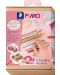 Комплект глина Staedtler Fimo Soft - Knit & Braid Design, 4 х 25 g - 1t