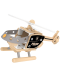 Дървен конструктор Classic World – Полицейски хеликоптер - 2t