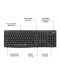 Комплект мишка и клавиатура Logitech - MK295, безжичен, черен - 6t