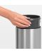 Кош за отпадъци Brabantia - Touch Bin, 3 l, Matt Steel Fingerprint Proof - 6t