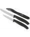 Комплект от 2 ножа и белачка Victorinox - Swiss Classic, черни - 1t