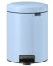 Кош за отпадъци Brabantia - NewIcon, 5 l, Dreamy Blue - 1t