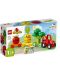 Конструктор LEGO Duplo - Трактор за плодове и зеленчуци (10982) - 1t