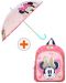 Комплект за детска градина Vadobag Minnie Mouse - Раница и чадър, Little Precious - 1t
