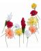 Творчески комплект за декорация Folia - Букет цветя от креп хартия - 3t