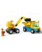 Конструктор LEGO City - Строителна площадка с камиони (60391) - 4t