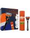 Gillette Fusion Комплект за бръснене - Самобръсначка + Гел за бръснене, 200 ml - 1t