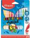 Комплект флумастери Maped Color Peps - Jungle, 12 цвята - 1t