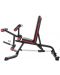 Комбинирана фитнес лежанка със скотово LIFE GYM - Adjustable Scott bench, черна - 3t