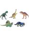 Комплект фигурки Rappa  - Динозаври, 5 броя, 13-14 cm - 1t