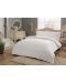 Комплект за спалня TAC - Basic White, 100% памук, сатениран - 1t