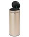 Кош за отпадъци Brabantia - Touch Bin New, 30 l, Champagne - 2t