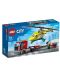 Конструктор LEGO City - Превоз на спасителен хеликоптер (60343) - 1t