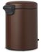 Кош за отпадъци Brabantia - NewIcon, 5 l, Mineral Cosy Brown - 4t