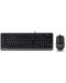 Комплект клавиатура и мишка A4tech - F1010 Fstyler, черен/сив - 1t