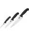 Комплект от 3 ножа Samura - Butcher, черна дръжка - 1t