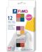 Комплект глина Staedtler Fimo Soft - Fashion, 12 цвята - 1t