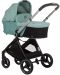 Комбинирана бебешка количка Chipolino - Елит, пастелно зелена - 3t