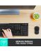 Комплект мишка и клавиатура Logitech - MK270, безжичен, черен - 3t