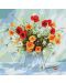 Комплект за рисуване по номера Ideyka - Летни цветя, 40 х 40 cm - 1t