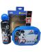 Комплект бутилка и кутия за храна Disney - Mickey Mouse, син - 1t