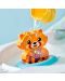 Конструктор LEGO Duplo - Забавления в банята,  Плаваща червена панда (10964) - 2t