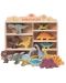 Комплект дървени фигурки Tender Leaf Toys - Динозаври в поставка - 3t